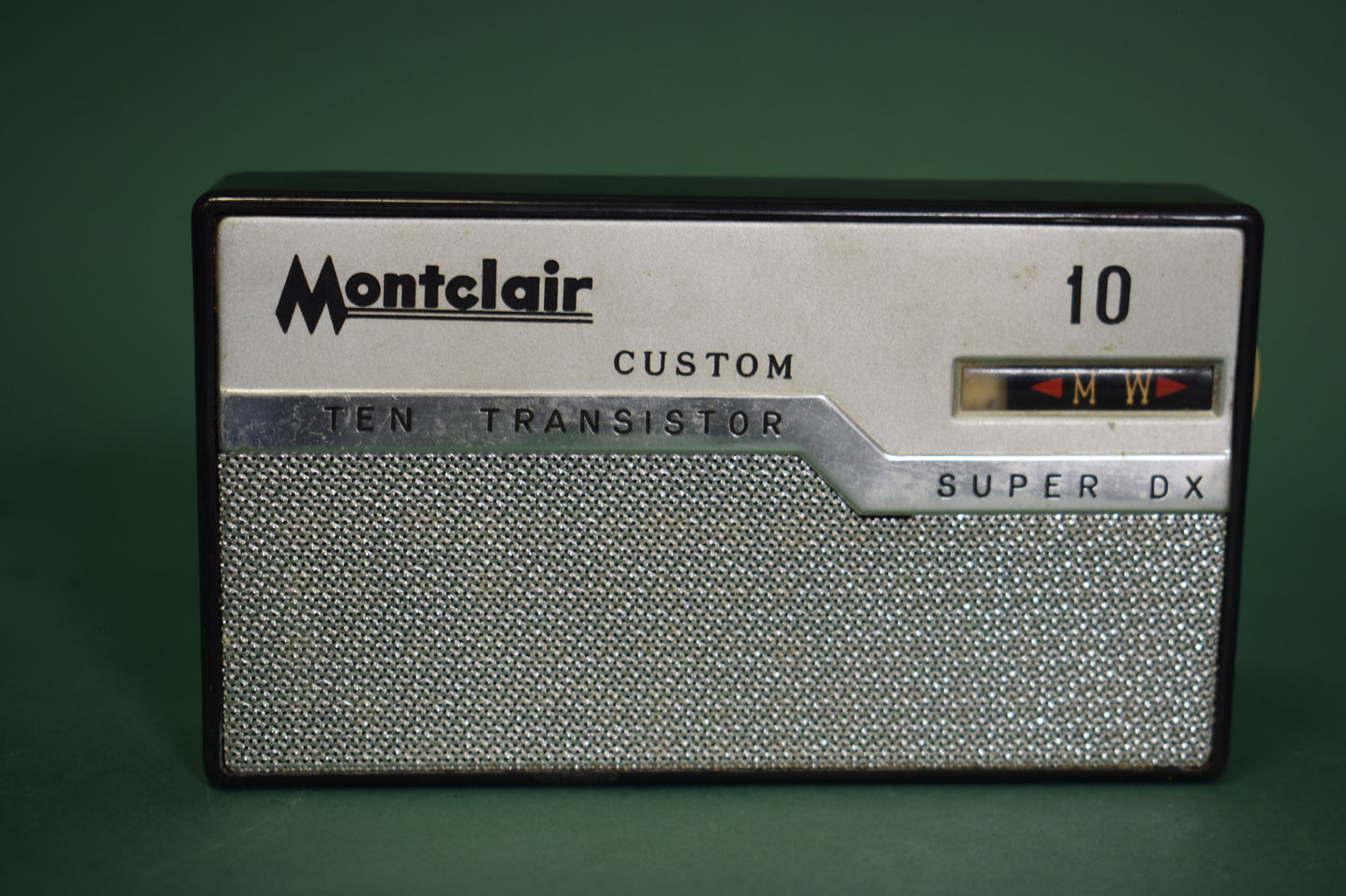 Montclair Transistor Radio with Leather Case