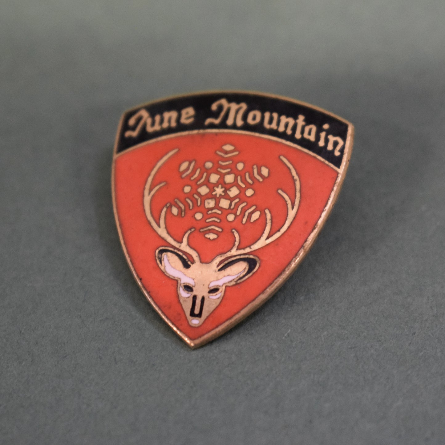 June Mountain Ski enamel pin