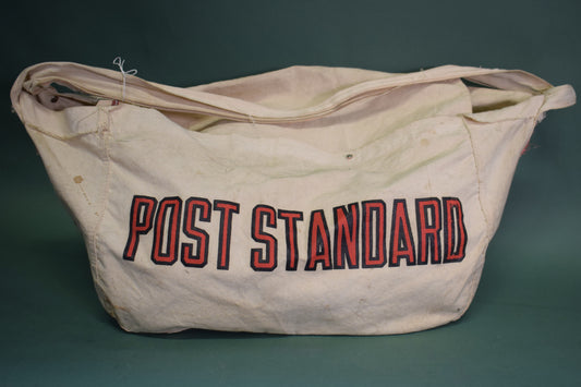 "Post Standard" vintage newspaper mail bag