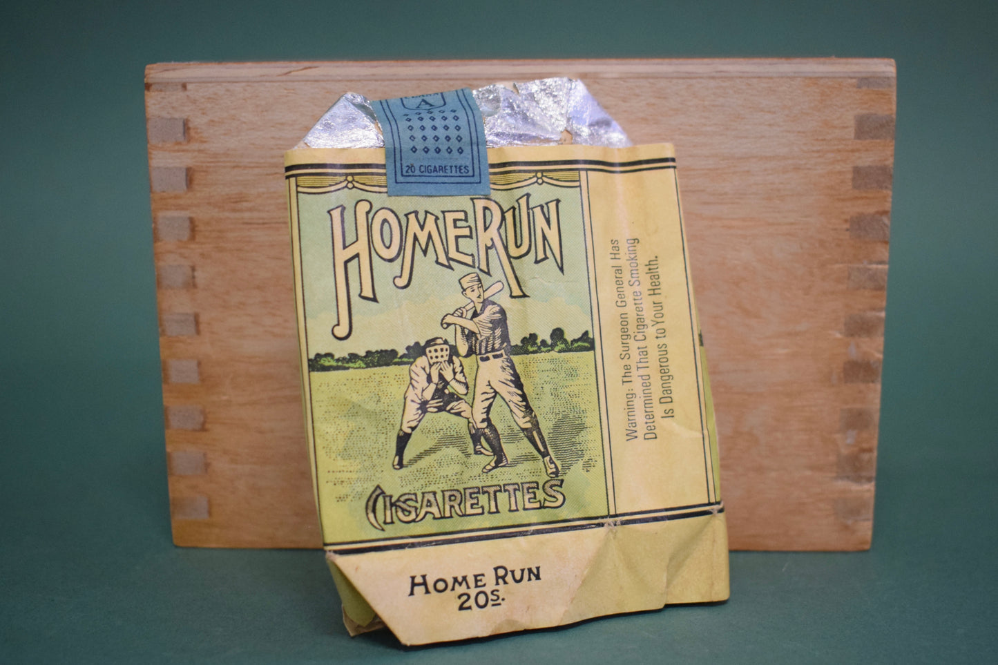 Home Run cigarettes, packaging only