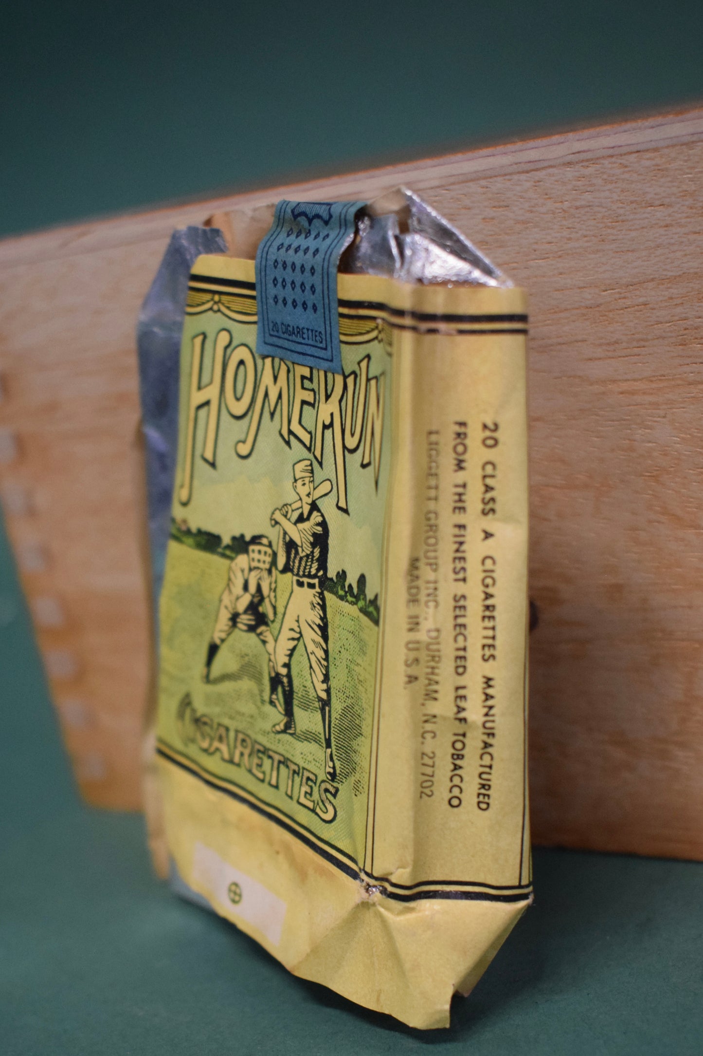 Home Run cigarettes, packaging only