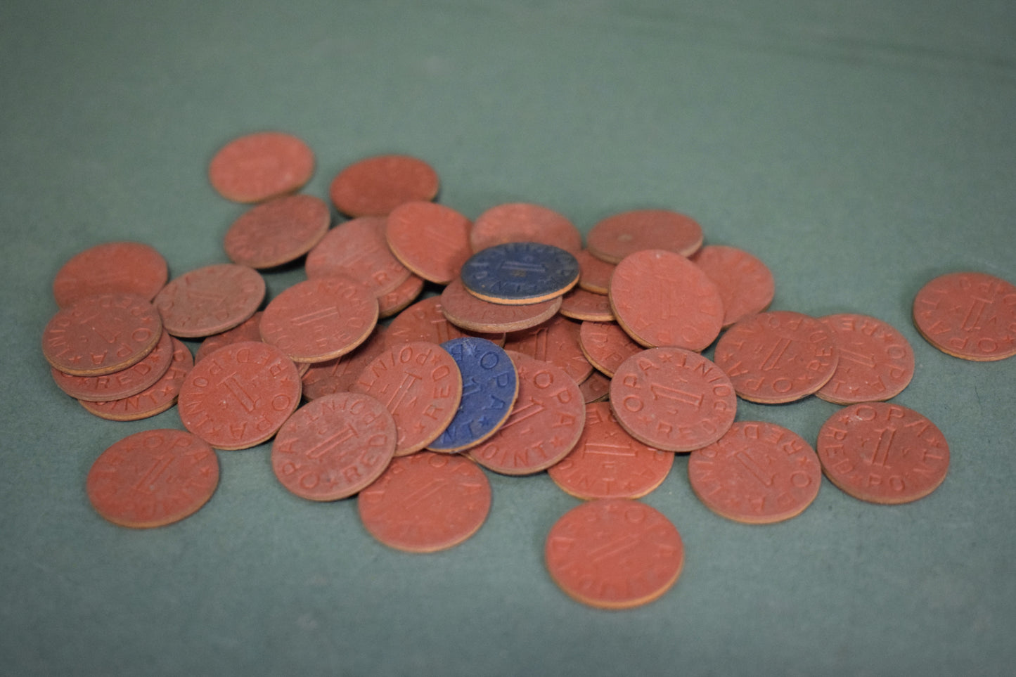 World War 2 Ration Tokens, lot of 42