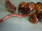 MCM glass grapes, set of three