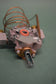 Gas oven thermostat control valve