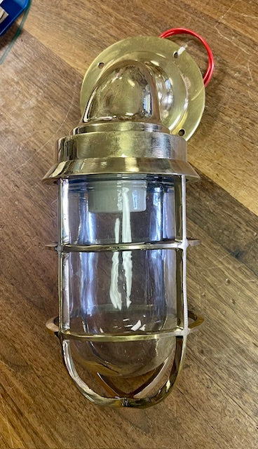 Nautical Brass Bulkhead Wall Mount Light