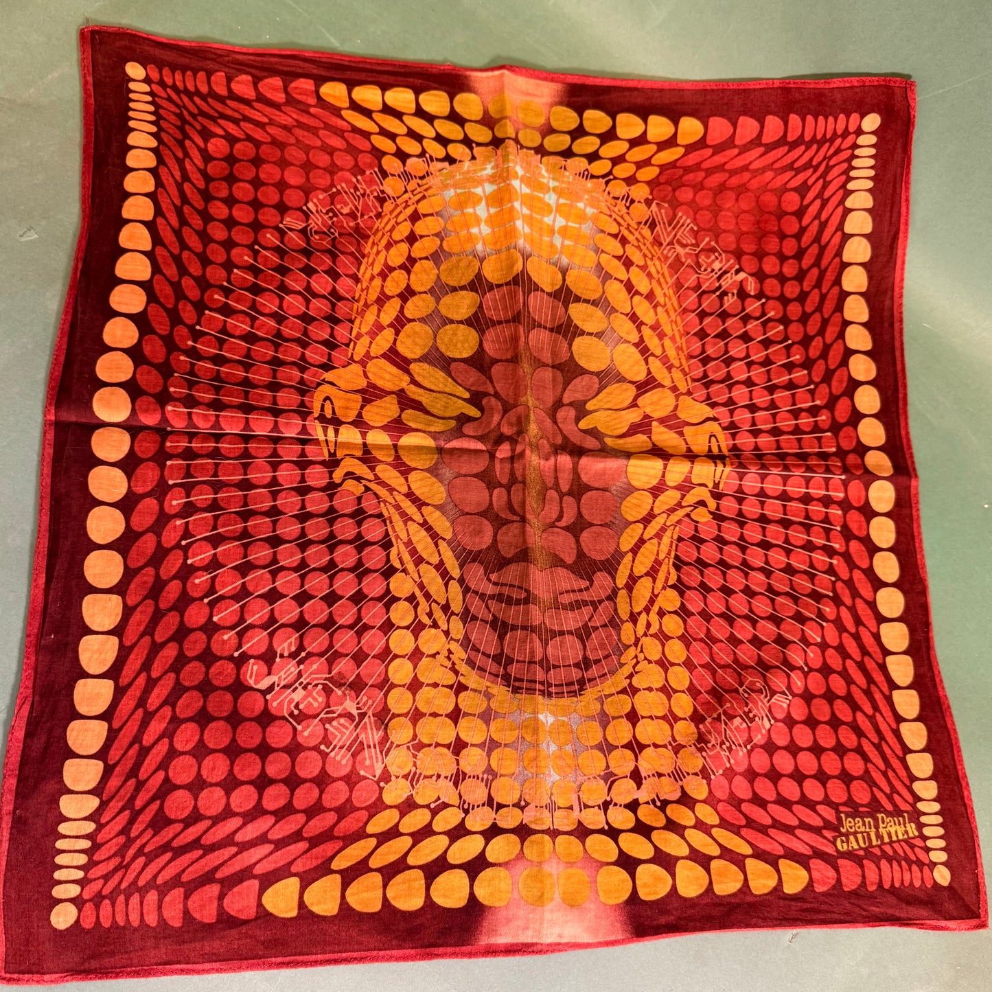 Jean Paul Gaultier Cyber Dots Handkerchief, Mini Scarf