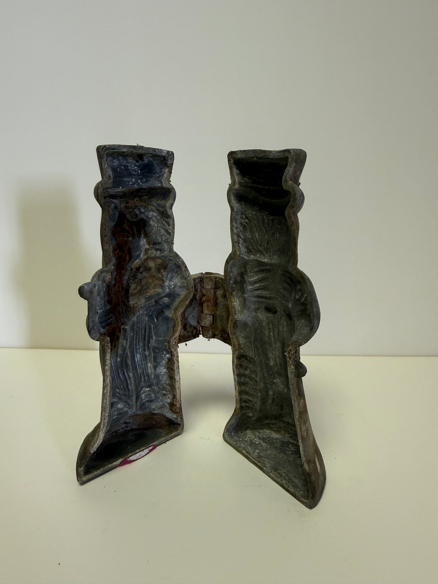 Antique Pewter Ice Cream Mold (Top Hat Man)