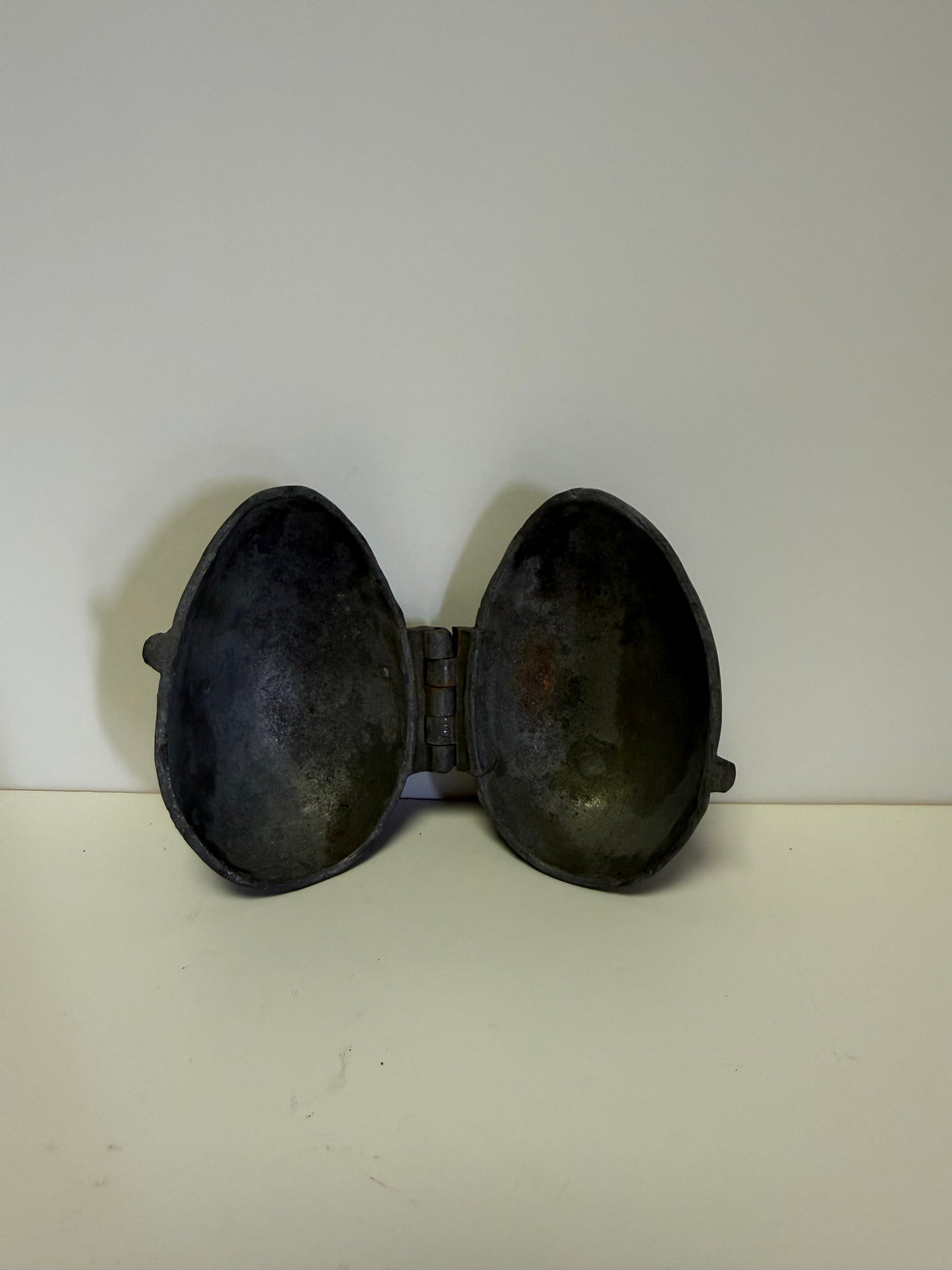 Antique Pewter Ice Cream Mold (Egg)