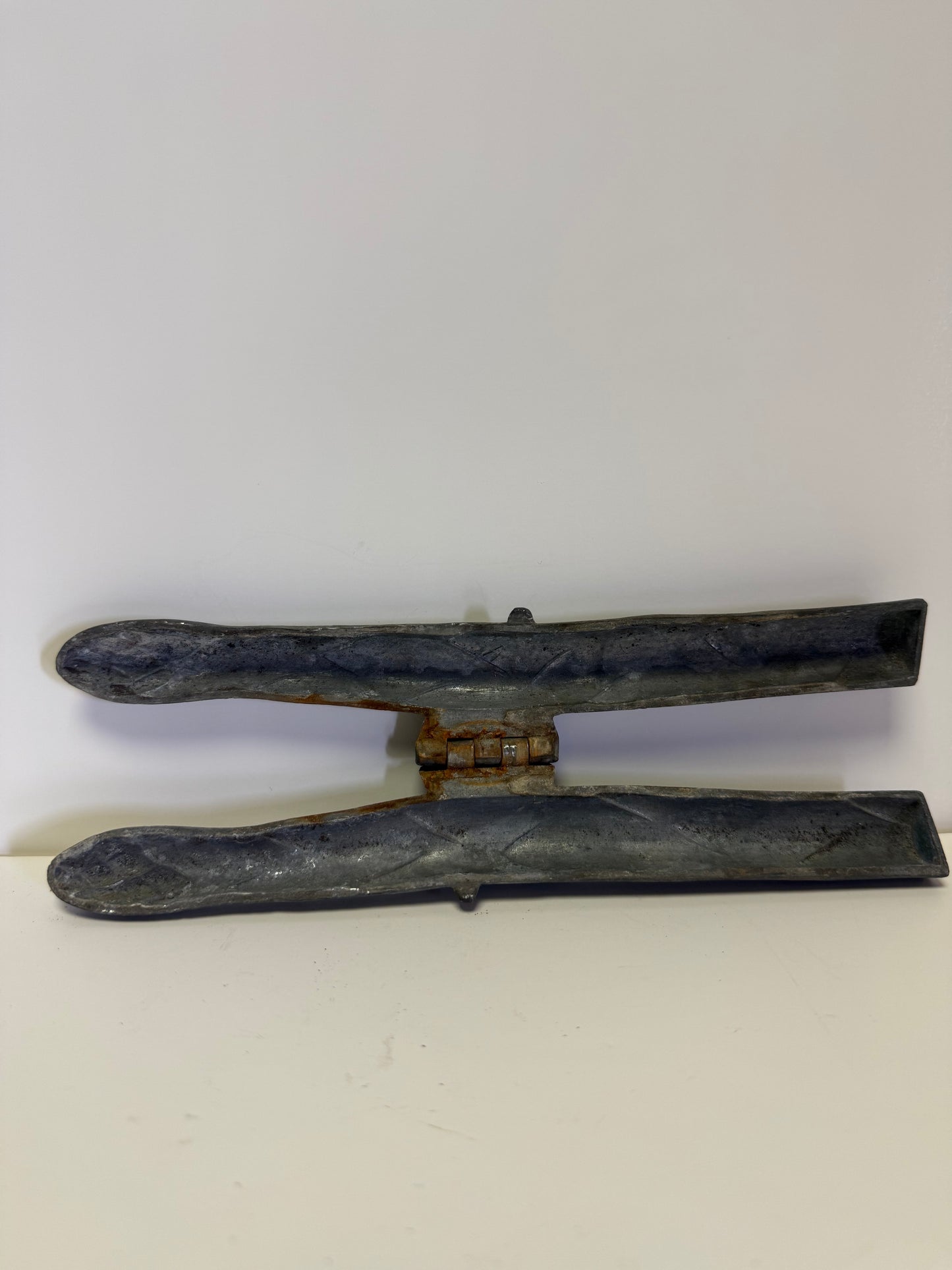 Antique Pewter Ice Cream Mold (Asparagus)