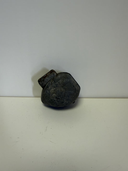 Antique Pewter Ice Cream Mold (Strawberry)