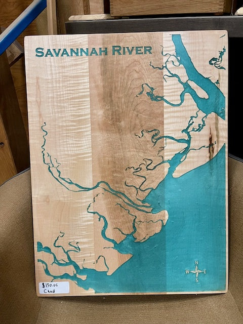 Savannah River Custom Made Wall Art