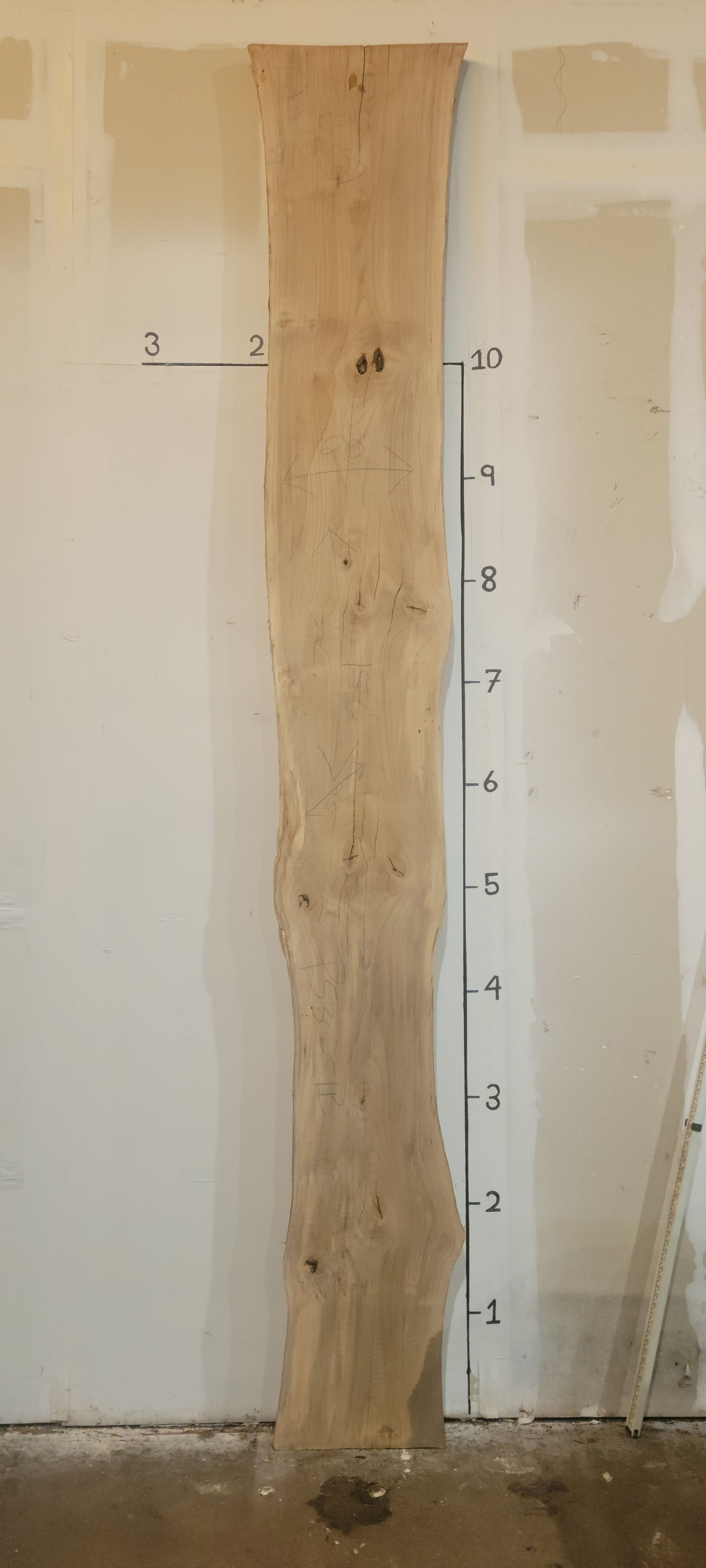 Pecan Live Edge Slab