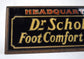 Rare Vintage 1930's Dr. Scholl's Foot Comfort Service Store Display Sign