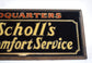 Rare Vintage 1930's Dr. Scholl's Foot Comfort Service Store Display Sign