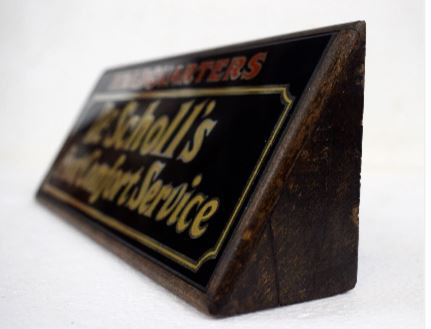 Rare Vintage 1930's Dr. Scholl's Foot Comfort Service Store Display Sign