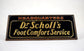 Rare Vintage 1930's Dr. Scholl's Foot Comfort Service Store Display Sign