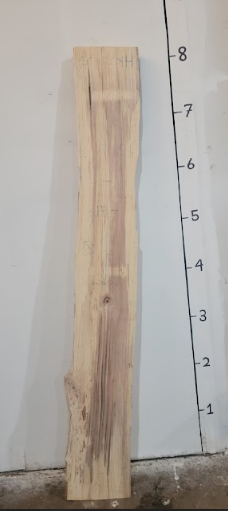 Hickory Live Edge Slab HIC72425A