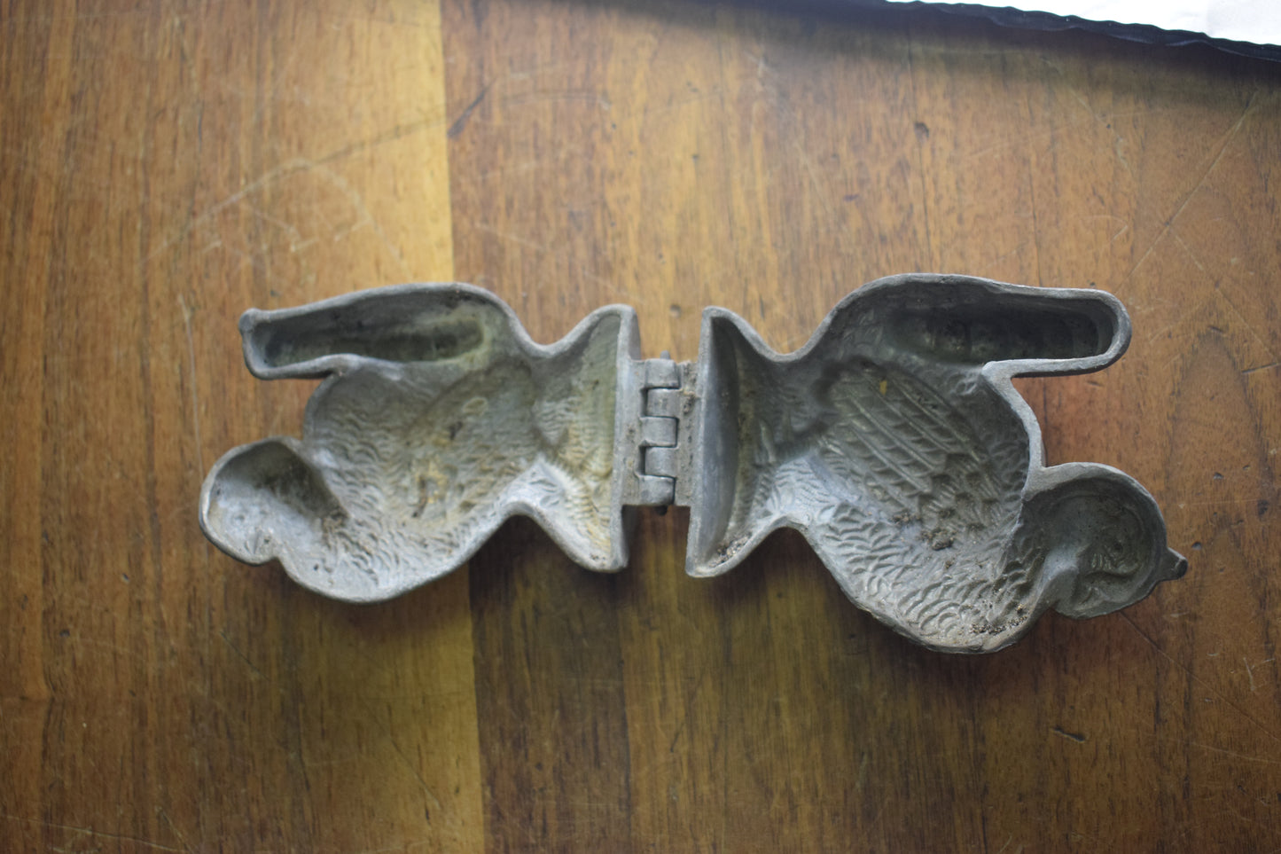 Thanksgiving Vintage Pewter Turkey Ice Cream Mold #429 &