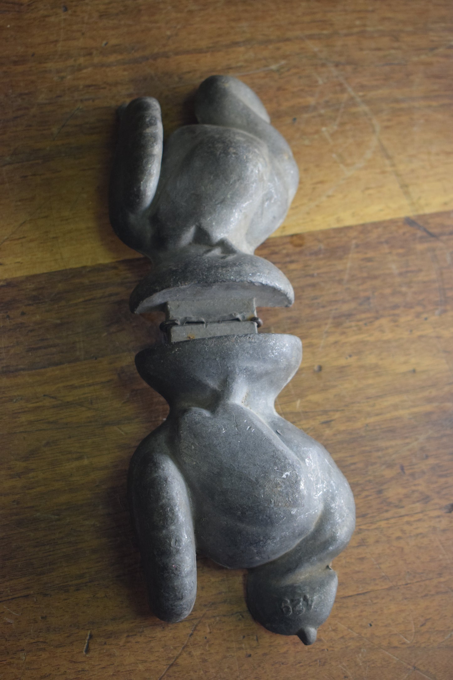 Thanksgiving Vintage Pewter Turkey Ice Cream Mold #429 &