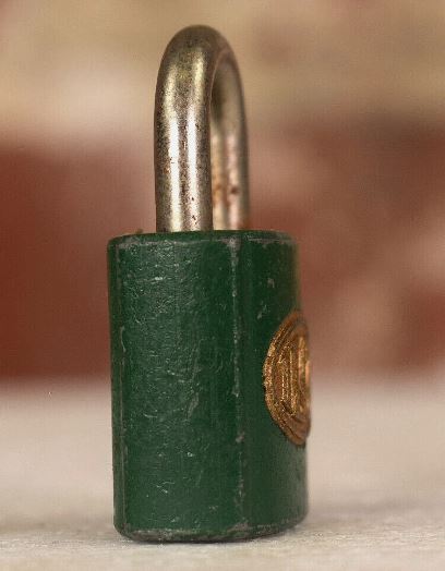 Vintage Collectible ILCO Padlock Illinois Lock Co. - No Key
