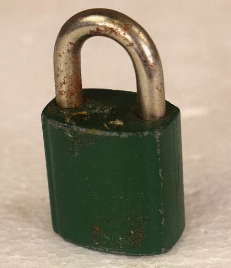 Vintage Collectible ILCO Padlock Illinois Lock Co. - No Key