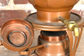 Antique Jos. Heinrichs New York Pure Copper MAGIC Kettle Samovar Coffee Maker